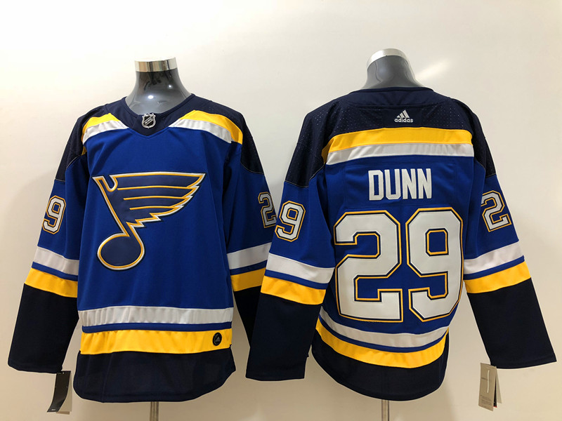 Men's St. Louis Blues Vince Dunn #29 Blue Home Breakaway Jersey